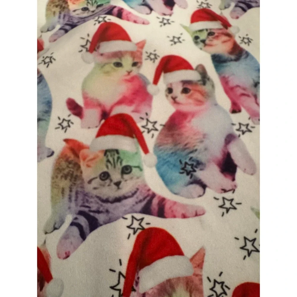 Girls‎ Santa Kitten Dress Size M